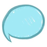 vector illustration Speech Bubbles Hand Drawn