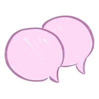 vector illustration Speech Bubbles Hand Drawn