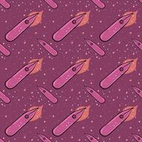 Ink pen tip pattern, illustration, vector on white background