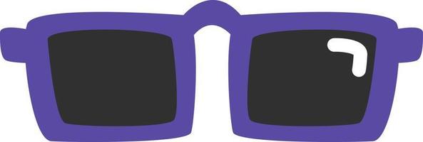 Purple male sunglasses, illustration, vector, on a white background. vector