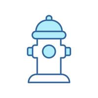 Fire Hydrant Line Icon. Fire Extinguishing Hydrant Linear Icon. Editable Stroke. Isolated Vector Illustration.