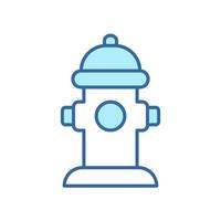 Fire Hydrant Line Icon. Fire Extinguishing Hydrant Linear Icon. Editable Stroke. Isolated Vector Illustration.