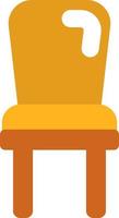 Comfortable chair, illustration, vector on a white background.