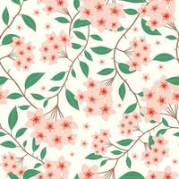 Hoya carnosa flower seamless pattern in white background vector