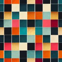 vector de ilustración de patrón abstracto de bloque colorido perfecto para fondo de tarjeta, impresión, papel de regalo, fabricación, textil, tela, papel pintado