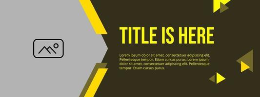 Banner design elegant futuristic template layout suitable for fashion and automotive company, business, event, grand opening, marketing, promotion, sales template layout yellow golden color theme vector