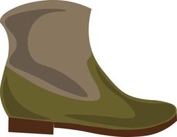 Boots, illustration, vector on white background.