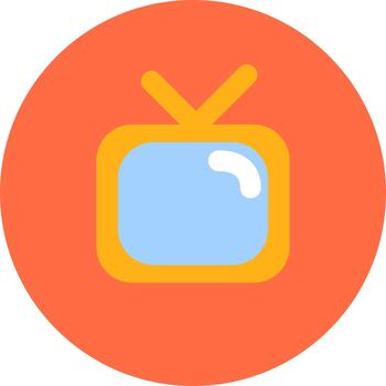 noticias de televisión de vacaciones, ilustración, vector, sobre un fondo blanco. vector