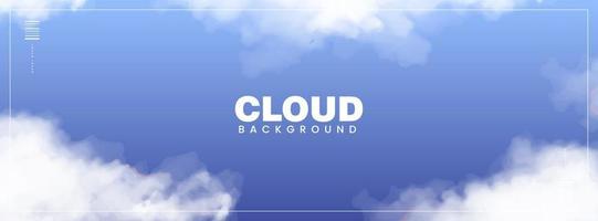 cloud banner background. full of colors, bright gradations vector