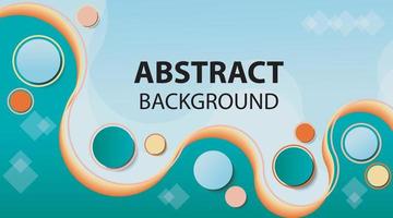 Abstract background in liquid form and circle for banner, landing page or front page vector