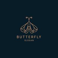 Butterfly logo icon design vector