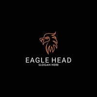 Eagle coffee logo design icon template vector