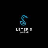 Leter S logo design icon template vector