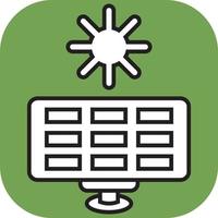 Solar energy, illustration, vector on a white background.