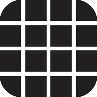 Abstract square logo illustration in trendy and minimal style vector