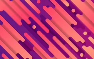 Abstract geometric background with diagonal shapes filled with vivid gradients. Modern and trendy flat backround, vector illustration.