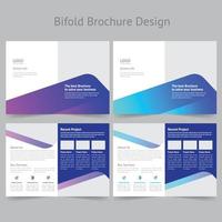 Bifold Brochure Template vector