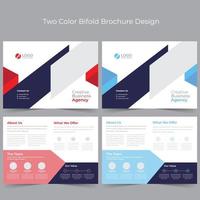 Bifold Brochure Template vector