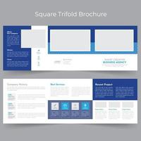 Squire Tri-Fold Brochure Template vector