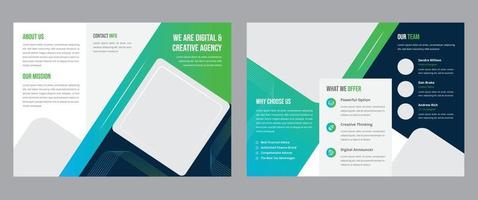 Trifold Brochure Template vector