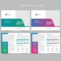 Bifold Brochure Template vector