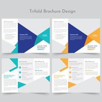 Trifold Brochure Template vector