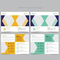 Bifold Brochure Template vector