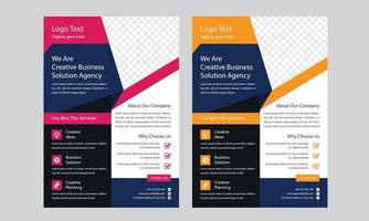 Corporate Business Flyer vector