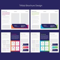 Trifold Brochure Template vector