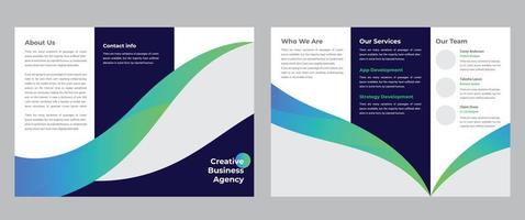 Trifold Brochure Template vector