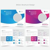 Bifold Brochure Template vector