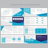 Landscape Brochure Template vector