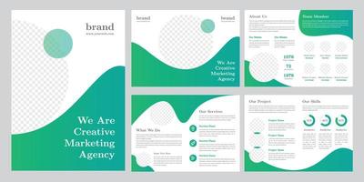 Bifold Brochure Template vector