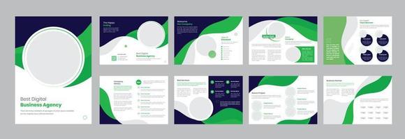 Company Profile Brochure Template vector