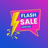Flash Sale Design Banner vector