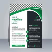 Corporate Flyer Design Template vector