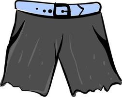 pantalones cortos de hombre, ilustración, vector sobre fondo blanco.