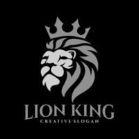 ilustración vectorial del logotipo del rey león vector