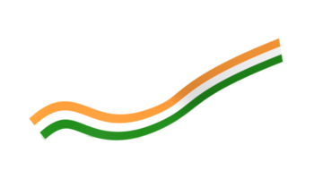 Free india flag banner ribbon 13742329 PNG with Transparent Background
