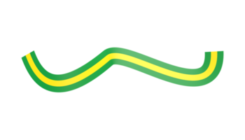 brazil flag banner ribbon png