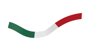 mexico flag banner ribbon png