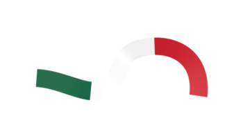 mexico flag banner ribbon png