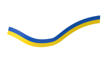 ukraine flag banner ribbon png