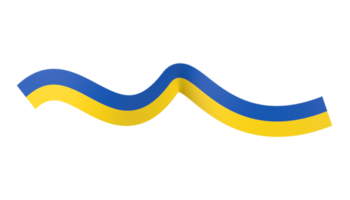 ukraine flag banner ribbon png