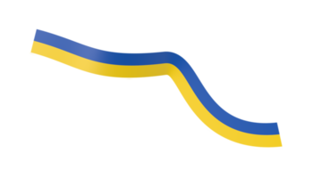 ukraine flag banner ribbon png