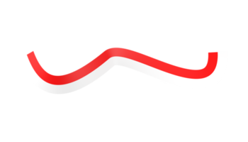 Indonesië vlag banier lint png