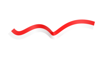 Indonesië vlag banier lint png