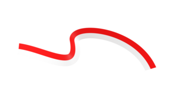 Indonesië vlag banier lint png