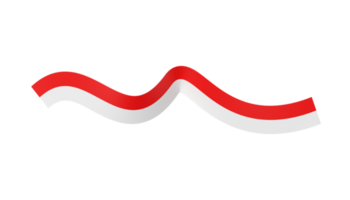 indonesia flag banner ribbon png