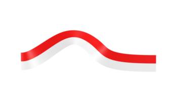 Indonesië vlag banier lint png